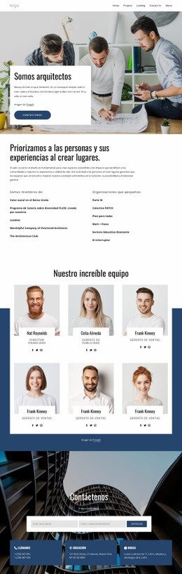 Diseño Más Creativo Para Grupo De Arquitectos