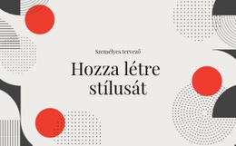 Hozza Létre Stílusát Ingyenes Sablon