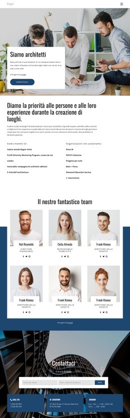 Noi Gruppo Di Architetti - HTML Template Generator