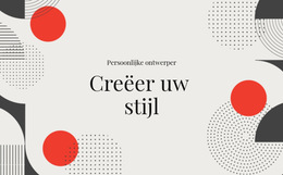 Creëer Je Eigen Stijl HTML-Sjabloon