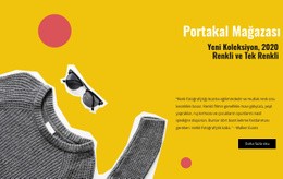 Portakal Mağazası - Website Creation HTML