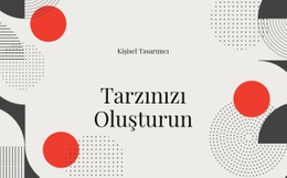 Tarzınızı Yaratın - Basit Web Sitesi Modeli