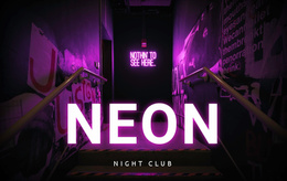 Neon Club - Built-In Cms Functionality