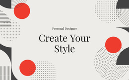 Create Your Style - Free Website Template