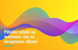 Responzivní Webová Šablona Pro Umělecký Design