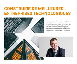 Créer De Meilleures Entreprises Technologiques - Modèle HTML Gratuit