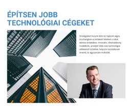 Építsen Jobb Technológiai Cégeket - Ingyenes HTML-Sablon