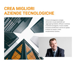 Costruisci Aziende Tecnologiche Migliori - Modello HTML Gratuito