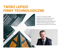 Twórz Lepsze Firmy Technologiczne - Darmowy Szablon HTML