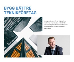 Bygg Bättre Teknikföretag – Gratis WordPress-Tema