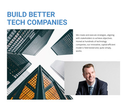 Build Better Tech Companies - Customizable Template