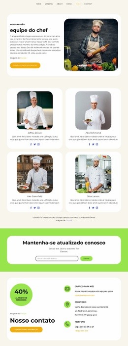 Equipe Do Chef - HTML Writer