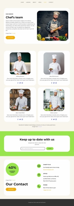 View our menu - Website Template by Nicepage