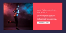 Benutzfertiges Website-Design Für Ultra-Marathons Laufen