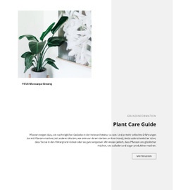 Grundinformation - Benutzerfreundliche Zielseite