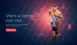 Vieni A Correre Con Noi - Design Del Sito Web Definitivo