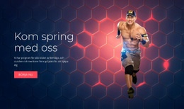 Kom Spring Med Oss - HTML-Webbplatsmall