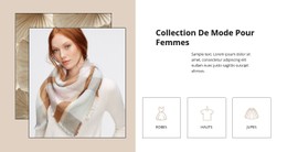 Collection De Mode Pour Femmes Modèle Épuré Et Minimal