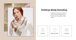 Kolekcja Mody Damskiej - Piękny Projekt Strony Internetowej