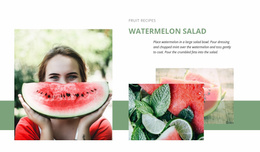 Fruit Recipes - Fully Responsive Template