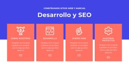 Desarrollo Y SEO Plantilla De Cuadrícula CSS