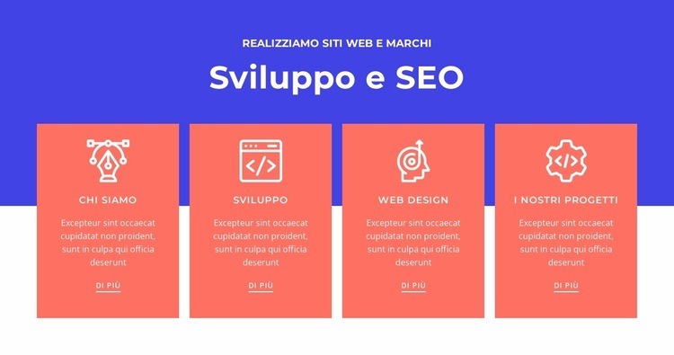 Sviluppo e SEO Progettazione di siti web