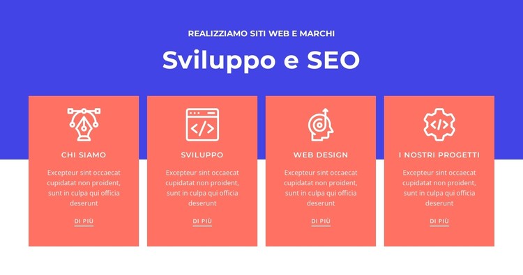 Sviluppo e SEO Modello CSS