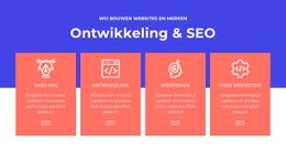 Ontwikkeling En SEO CSS-Rastersjabloon