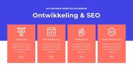 Gratis Ontwerpsjabloon Voor Ontwikkeling En SEO