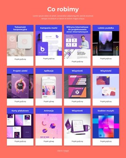 Szablon CSS Dla Kreatywne Projekty Studia Projektowego