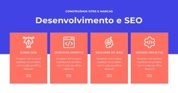 Desenvolvimento E SEO - Modelo HTML5 Personalizado