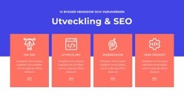 Utveckling Och SEO CSS-Rutnätsmall