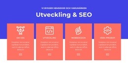 Gratis Designmall För Utveckling Och SEO