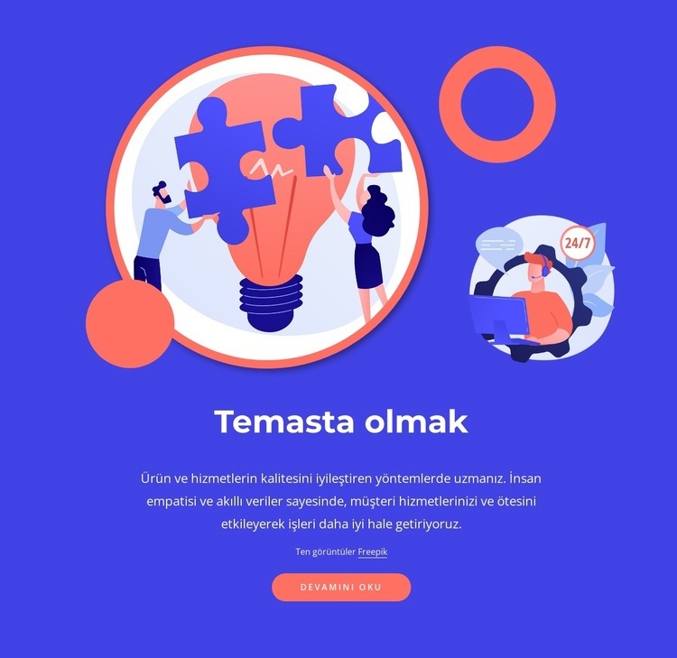 Markalaşma ve görsel kimlikler Html Web Sitesi Oluşturucu