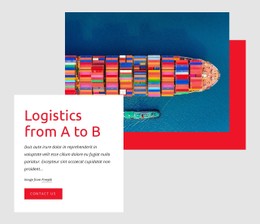 Top Container Shipping Company - Beautiful Color Collection Template