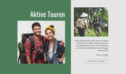 Kostenloses CSS-Layout Für Aktive Romantische Touren