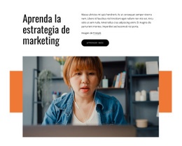 Aprenda La Estrategia De Marketing - Plantilla Gratuita