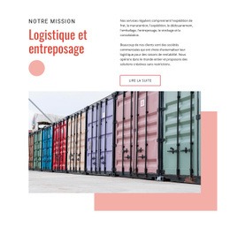 Expédition De Fret Dans Le Monde Entier - Conception Web Polyvalente