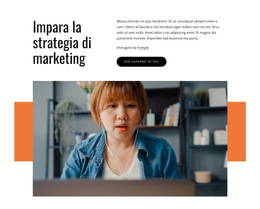 Impara La Strategia Di Marketing - Download Gratuito Del Modello Di Sito Web