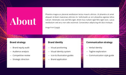 About Branding And Design Joomla Template