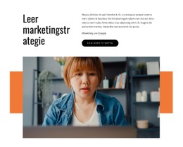 Leer Marketingstrategie Website Met Één Pagina