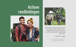 Actieve Romantische Tours - Gratis Download Website-Ontwerp