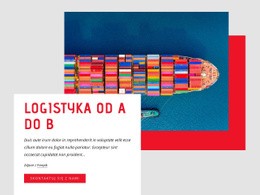 Najlepsza Firma Transportowa Kontenerowa - Design HTML Page Online