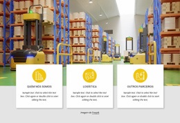Modelo HTML5 Exclusivo Para Nós Entregamos Serviços