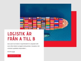 Bästa Containerrederiet - Webbplatsdesign