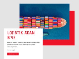 En Iyi Konteyner Nakliye Şirketi - Yaratıcı, Çok Amaçlı, Tek Sayfalık Şablon