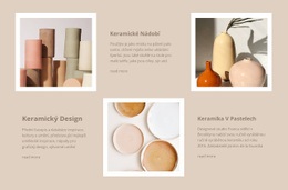 Keramický Design – Návrh Webových Stránek Ke Stažení Zdarma