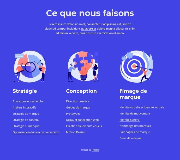 Construire des marques à impact culturel Créateur de site Web HTML