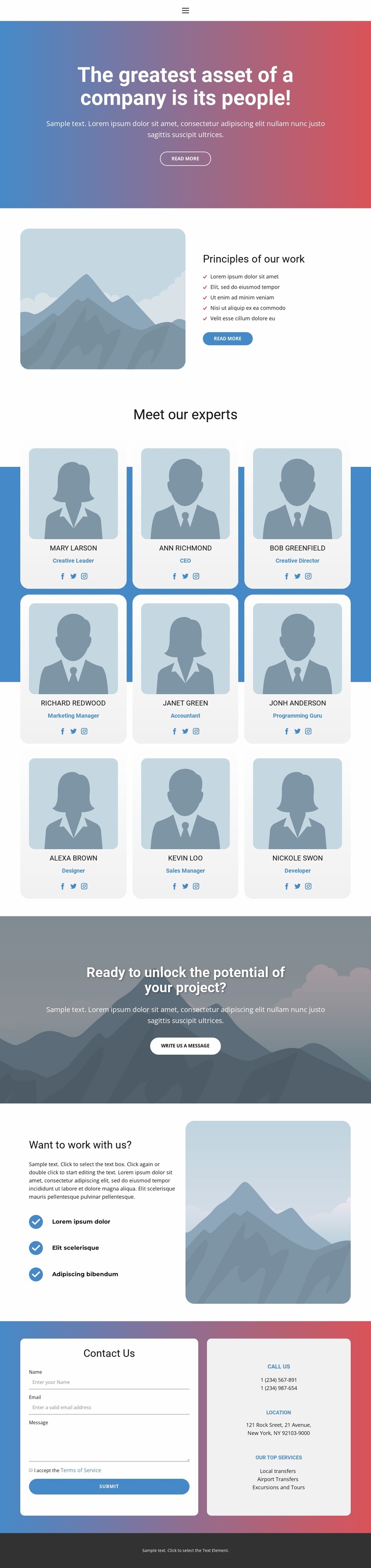 Team5 Website Template