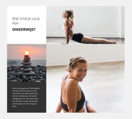 Gratis CSS Voor Yoga Educatiecentrum